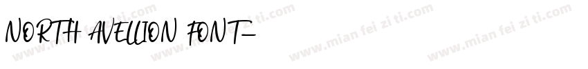 NORTH AVELLION FONT字体转换